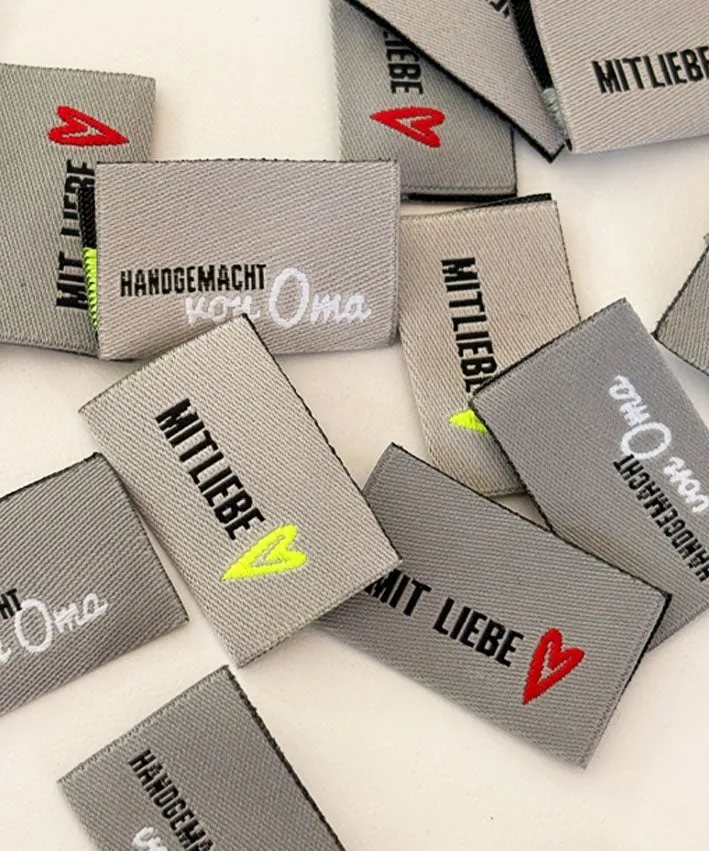 lenipepunkt-webetiketten-handgemacht-von-oma-grau-neongelb image 1