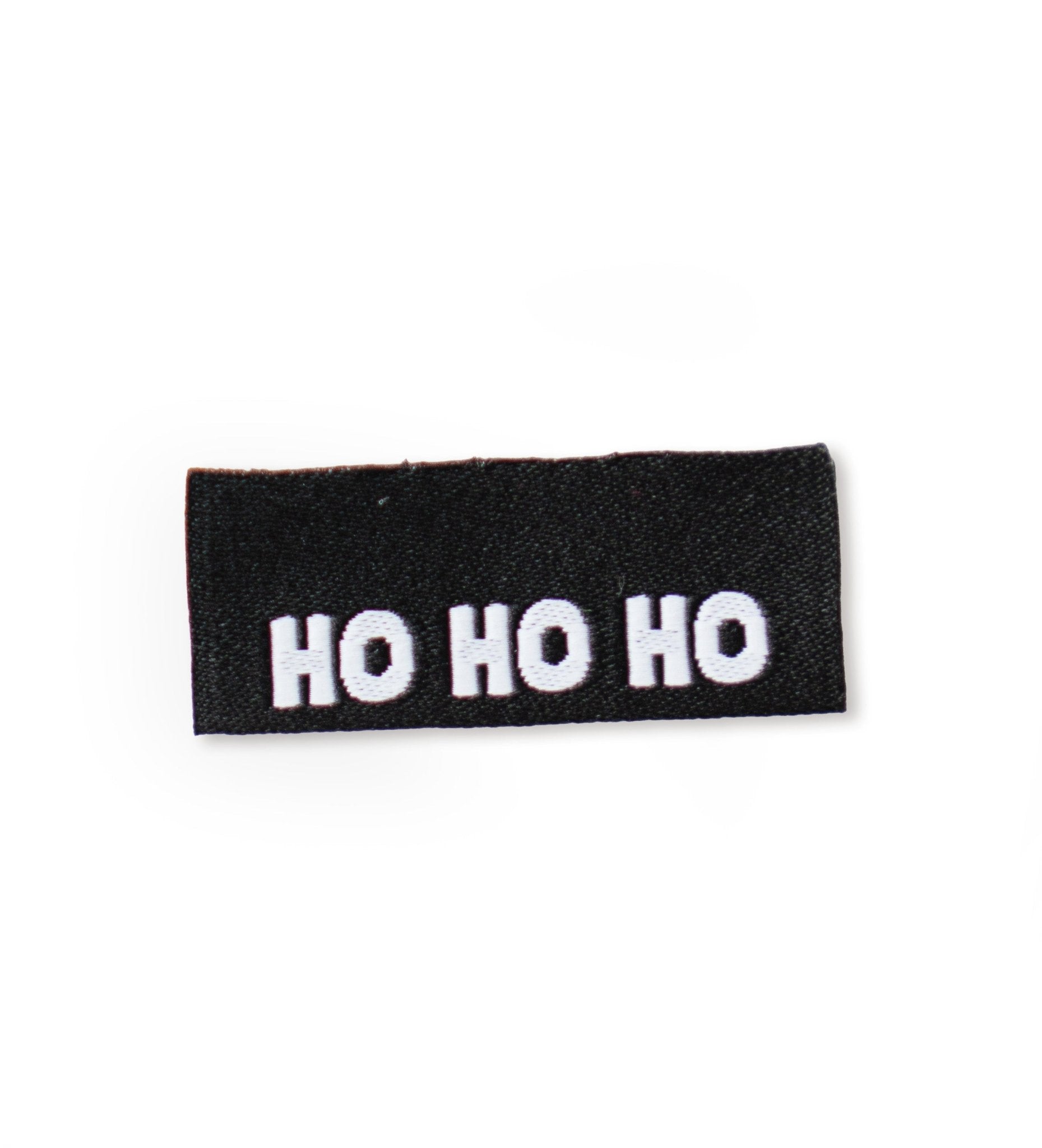 paul-clara-weblabels-klapp-weblabel-ho-ho-ho-schwarz-etikett image 1