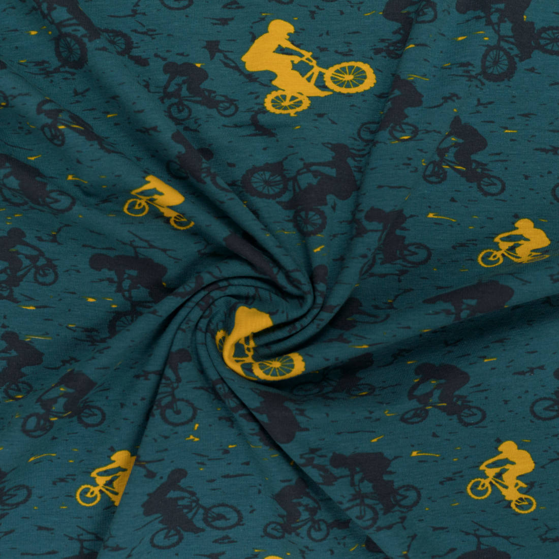 n-hfrosch-stoffe-baumwoll-jersey-bmx-bike-petrol image 2