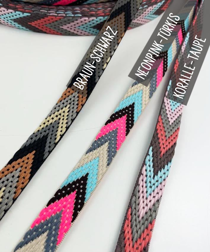 lenipepunkt-kurzwaren-gurtband-arrow-schmal-2-cm-polyester image 2
