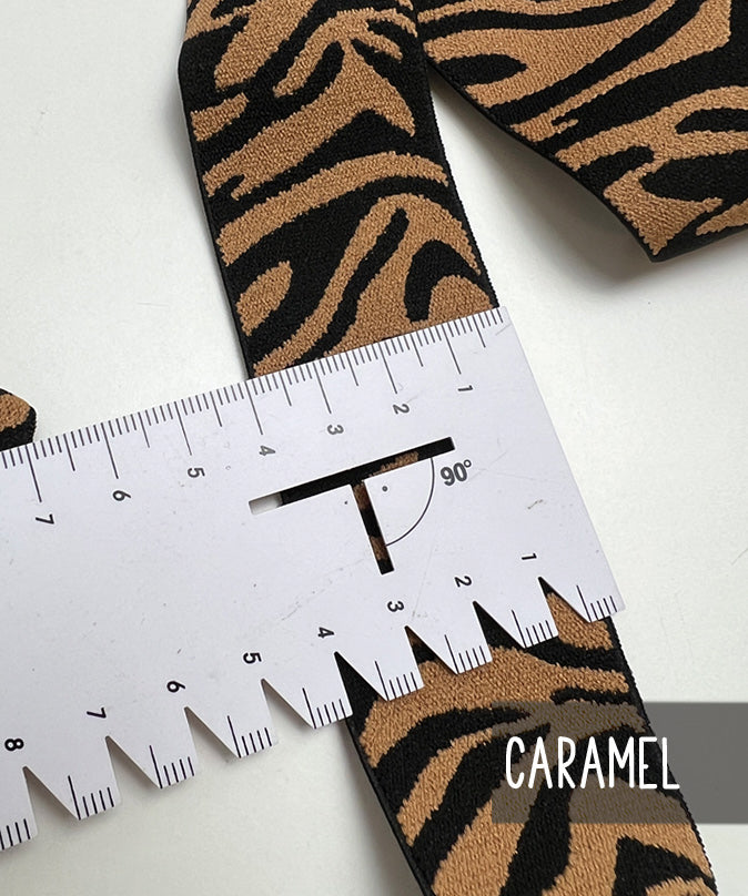 leni-pepunkt-woven-elastic-gummiband-zebra-caramel-40mm image 4