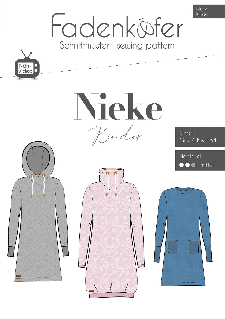 fadenk-fer-papierschnittmuster-kleid-nieke-kinder-74-164 image 1