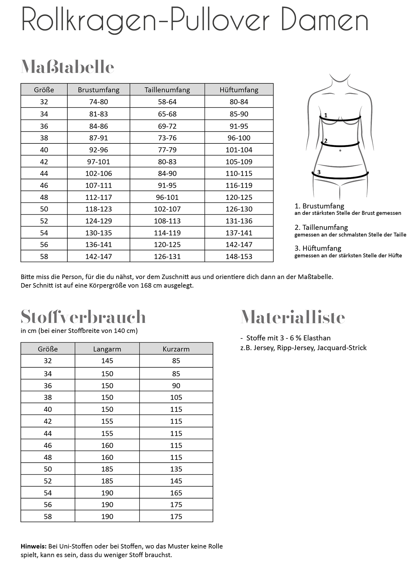 fadenk-fer-rollkragen-pullover-damen-schnittmuster-gr-32-58-puff-rmel image 2