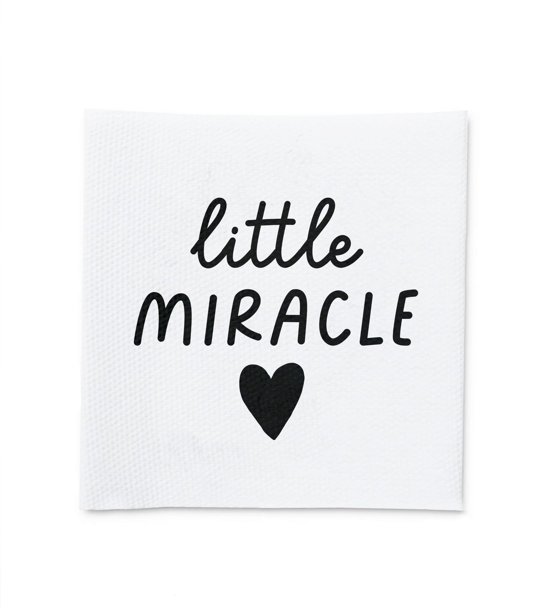 paul-clara-baumwoll-labels-little-miracle-label-4x4-cm image 1