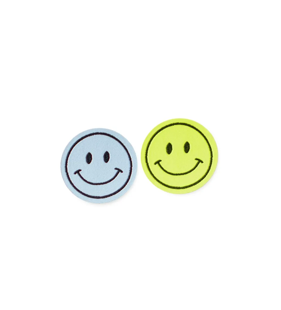 paul-clara-patches-mini-smile-b-gelbild-2er-pack-mint-neongelb image 1