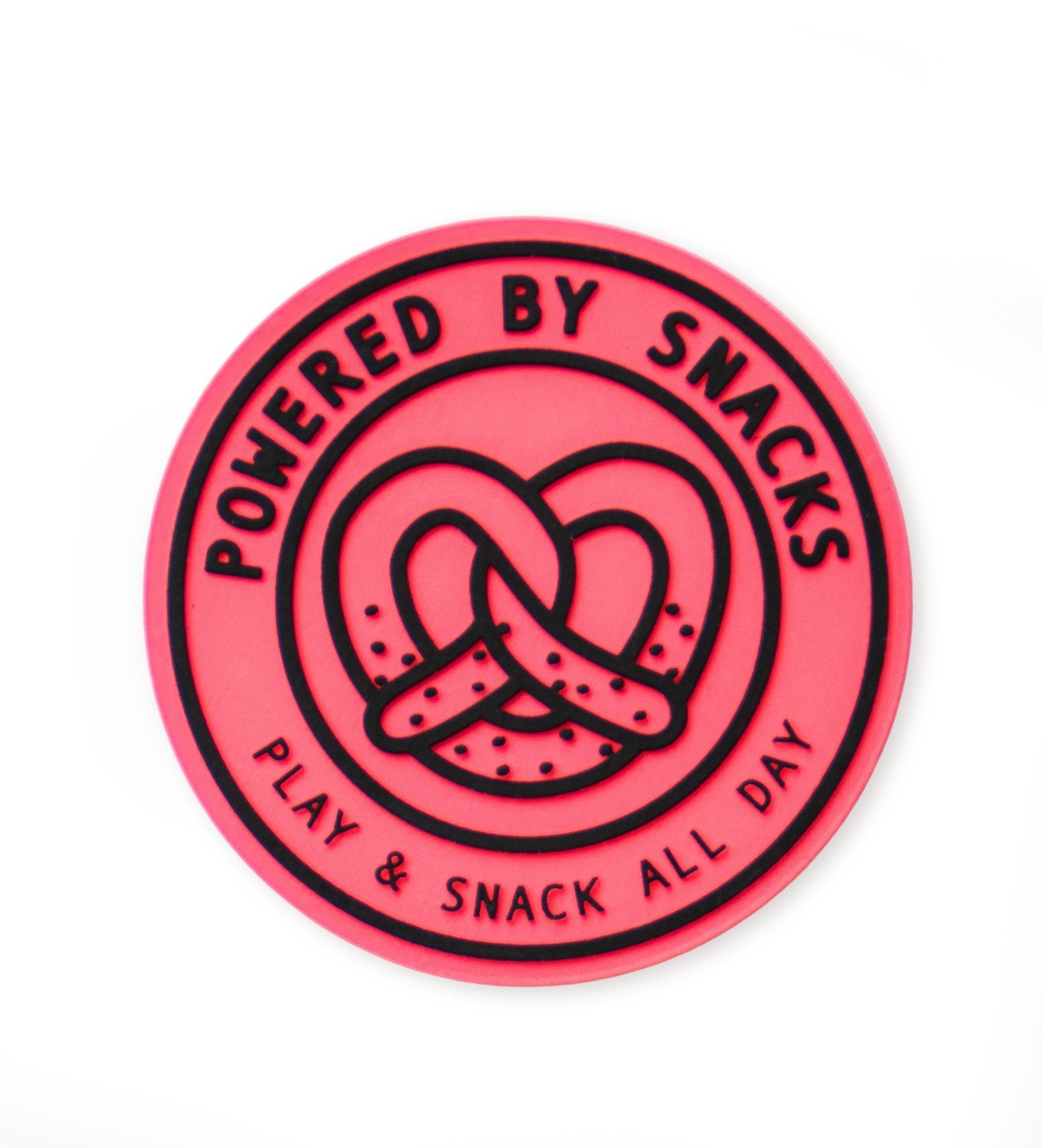 paul-clara-patches-silikon-patch-brezel-neonpink-4-5cm image 1