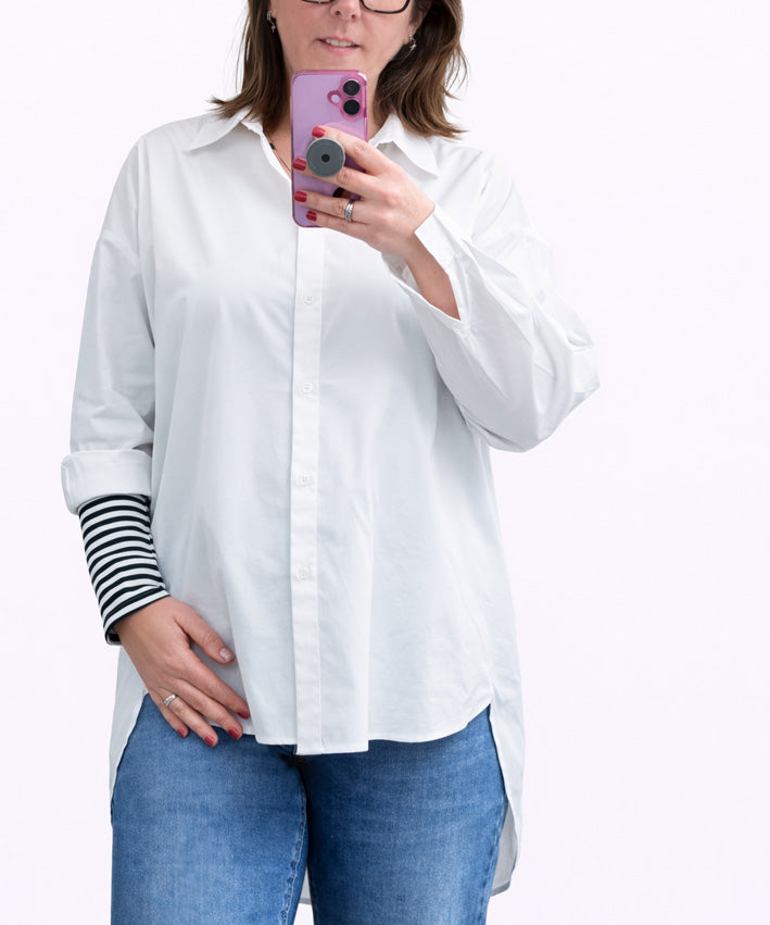 lenipepunkt-ready-to-wear-kurze-bw-bluse-offwhite-baumwolle image 1