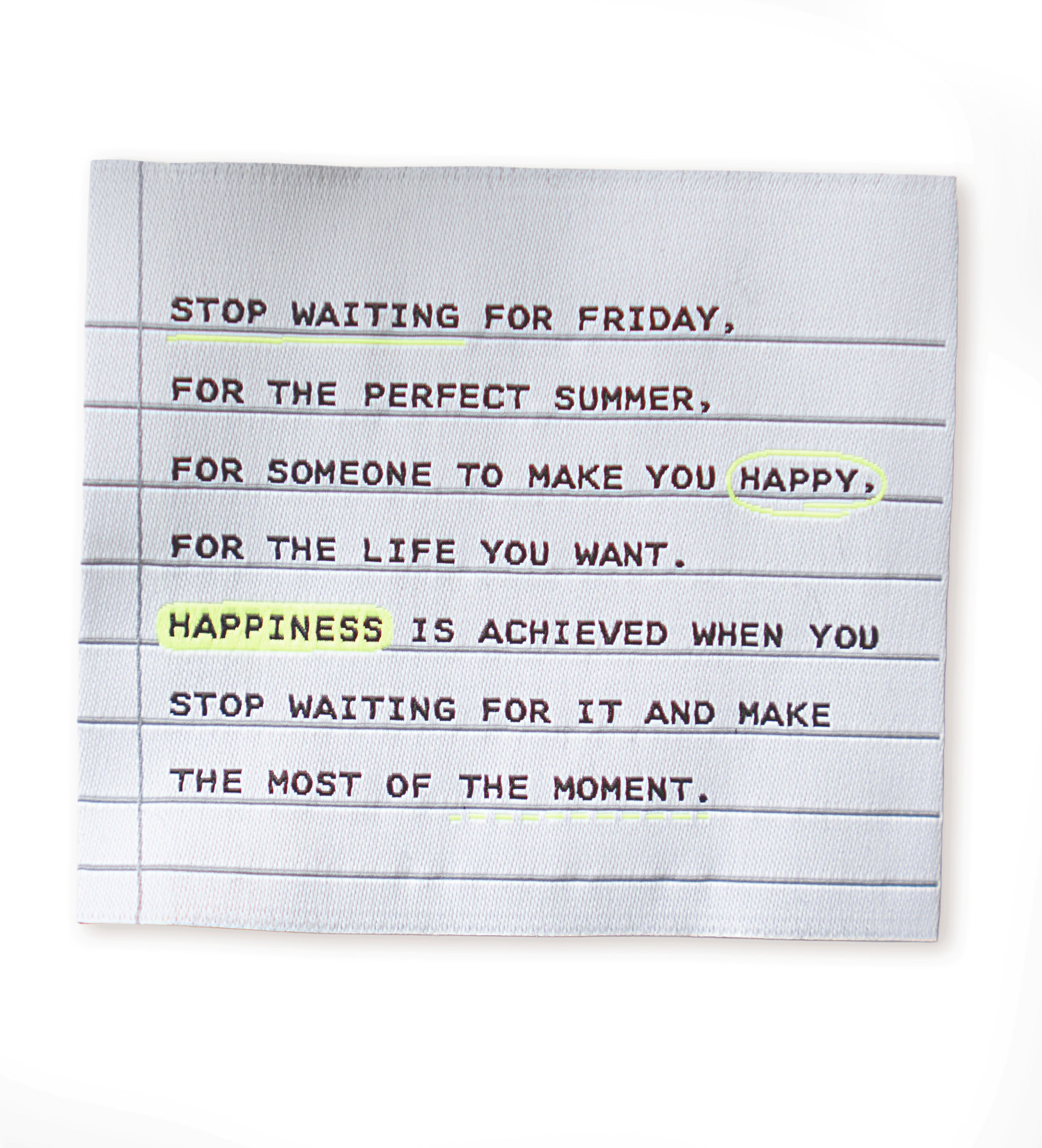 paul-clara-weblabels-xxl-stop-waiting-for-friday-etikett image 1