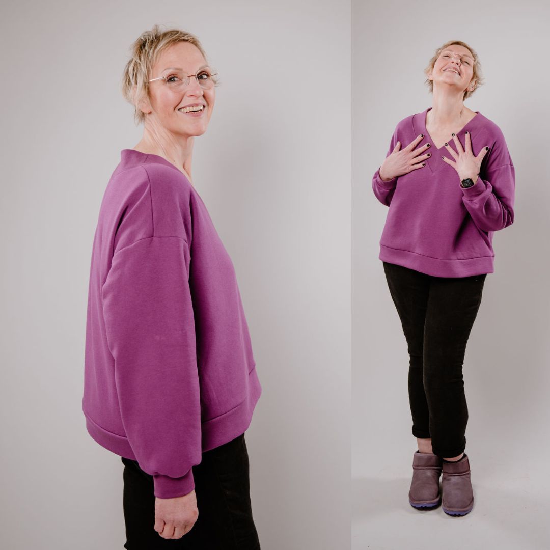 sew-simple-damen-sweater-timea-papierschnittmuster-v-ausschnitt image 5
