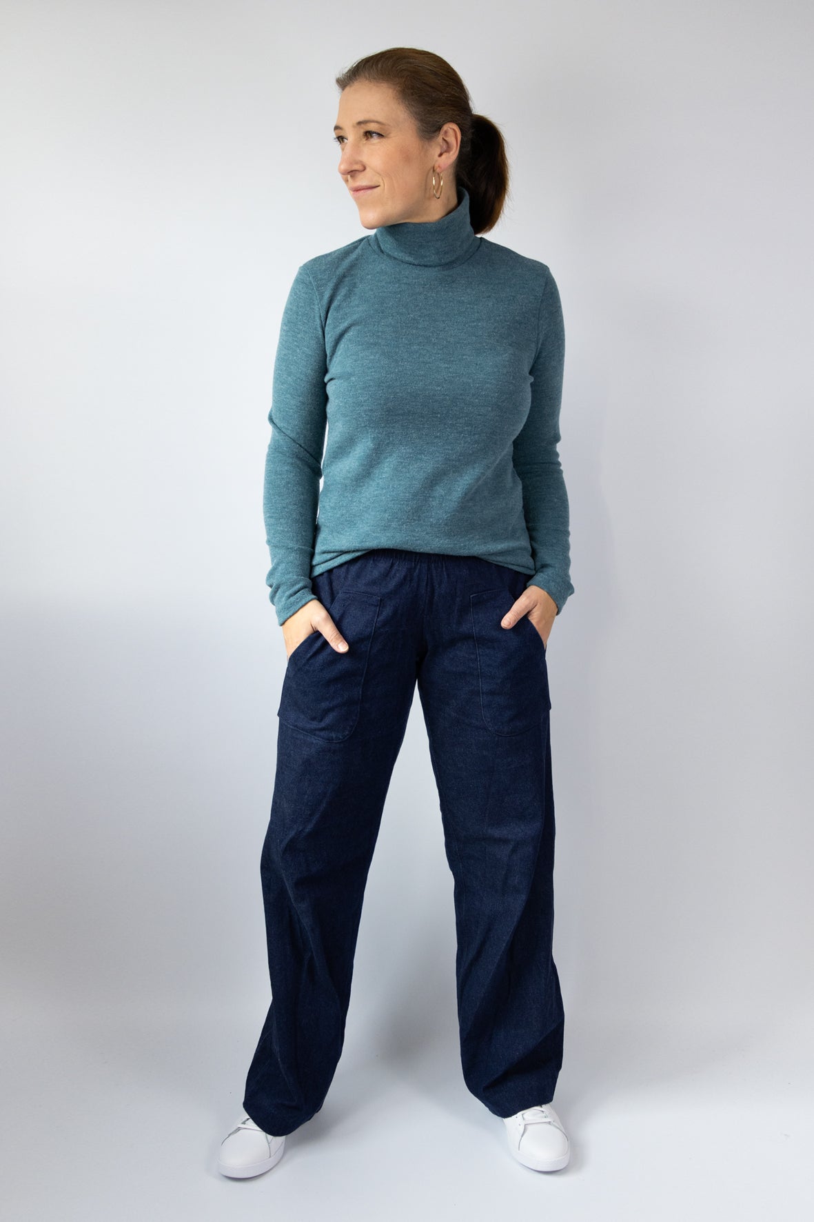 sew-simple-magenta-damen-hose-papierschnittmuster-marlenehose image 3