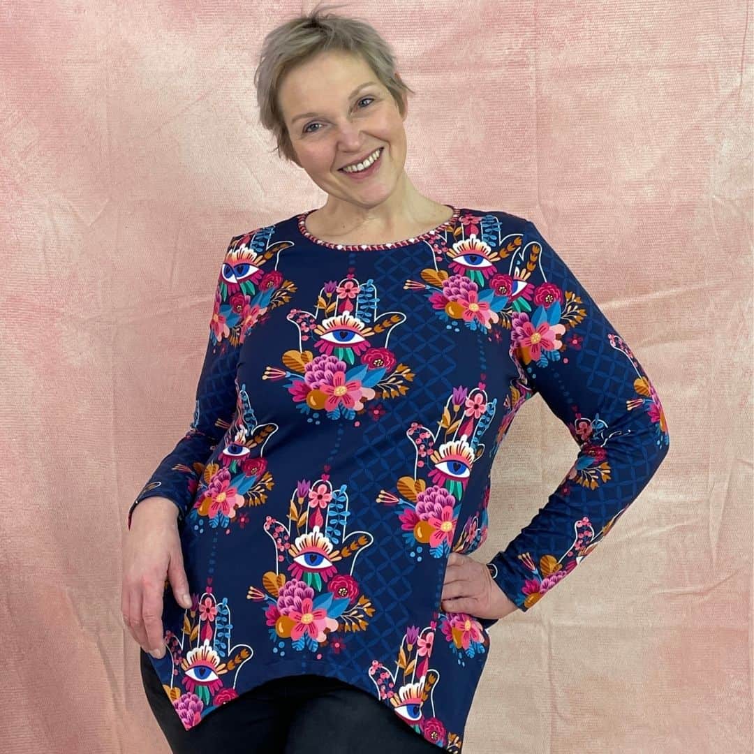 sew-simple-yule-zipfelshirt-schnittmuster-damen-papier-jersey image 2