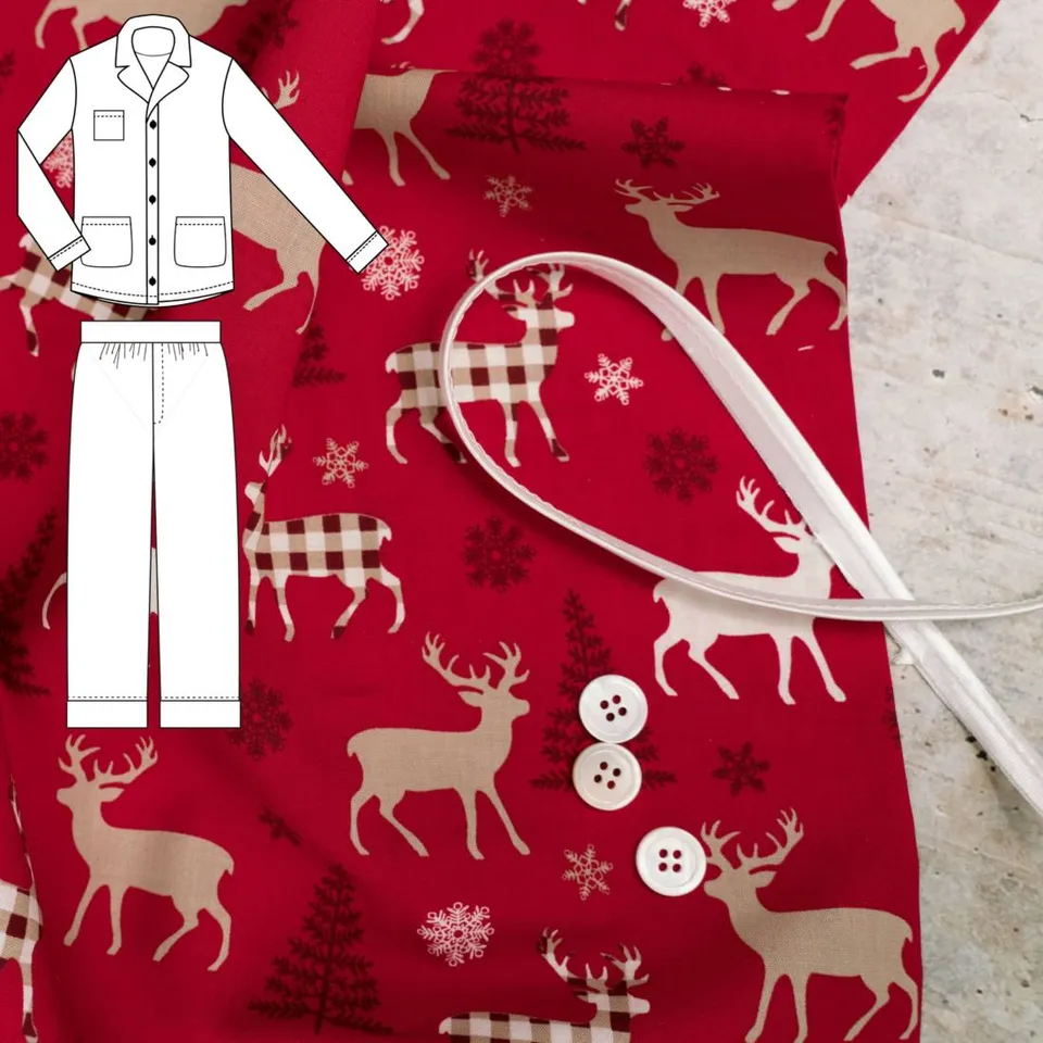 n-hfrosch-tidur-kids-n-hpaket-pyjama-weihnachten-baumwolle image 1