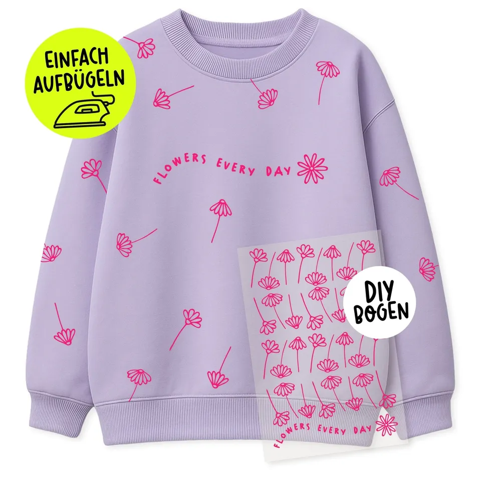 paul-clara-flock-patches-flowers-xl-patch-neonpink image 1