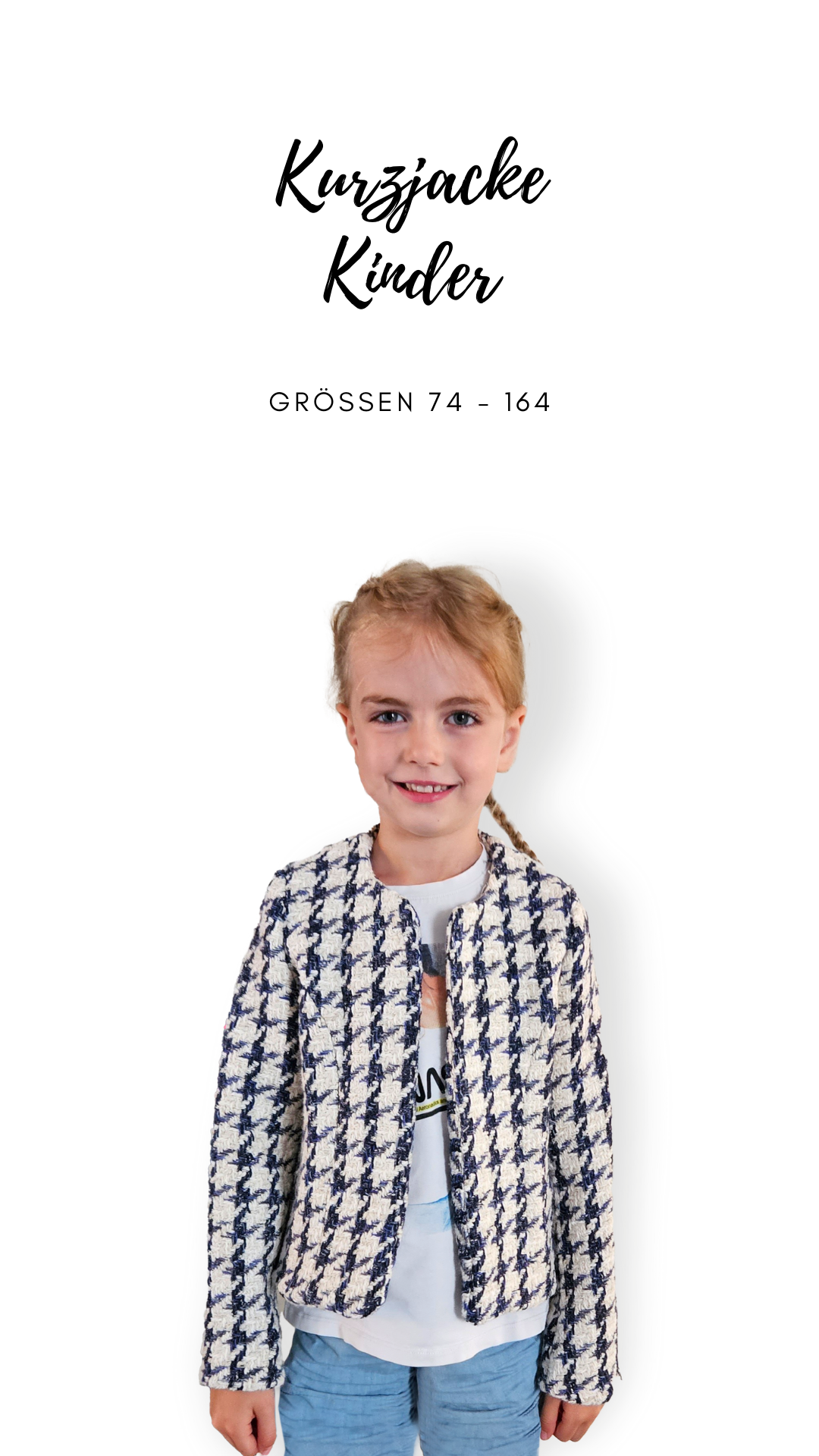 fadenk-fer-kurzjacke-kinder-schnittmuster-gr-74-164-boucl image 3