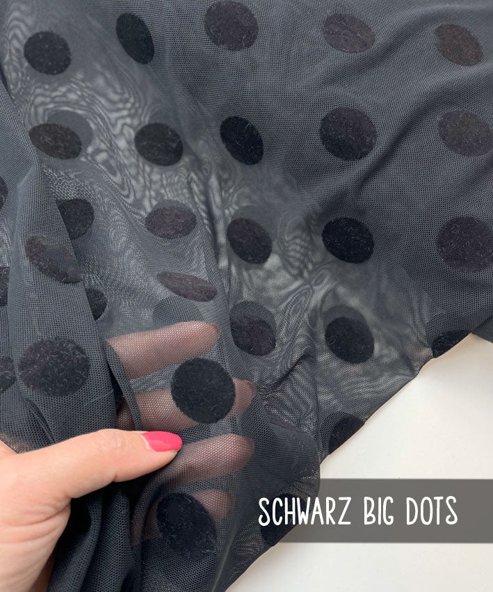 lenipepunkt-stoffe-mesh-flock-dots-netzstoff-black-small-dots image 4
