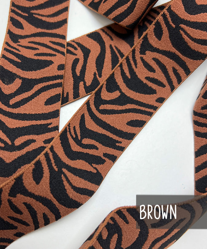 leni-pepunkt-woven-elastic-gummiband-zebra-caramel-40mm image 3