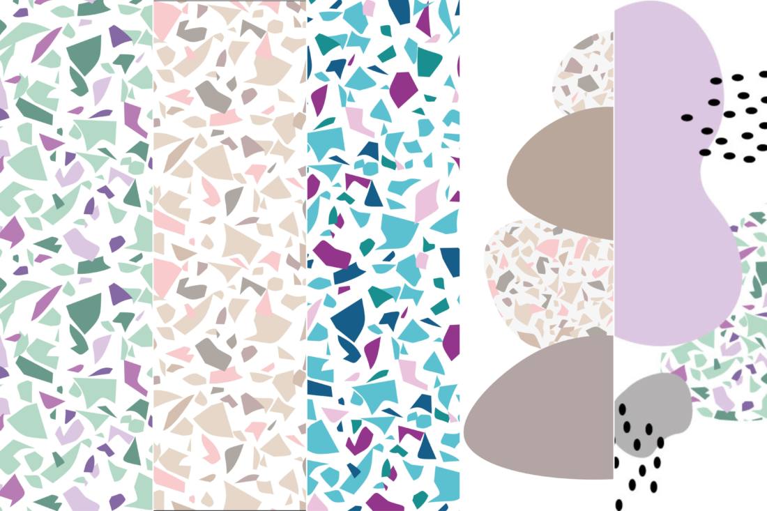 n-hfrosch-plotterdateien-terrazzo-set-digital-download image 2