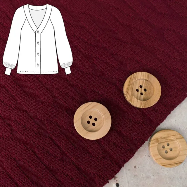 n-hfrosch-n-hpakete-jujur-strickjacke-n-hset-dunkelrot-zopf image 1