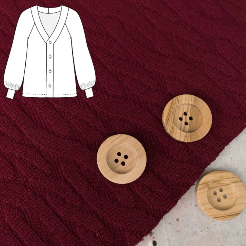 n-hfrosch-n-hpakete-jujur-strickjacke-n-hset-dunkelrot-zopf image 1