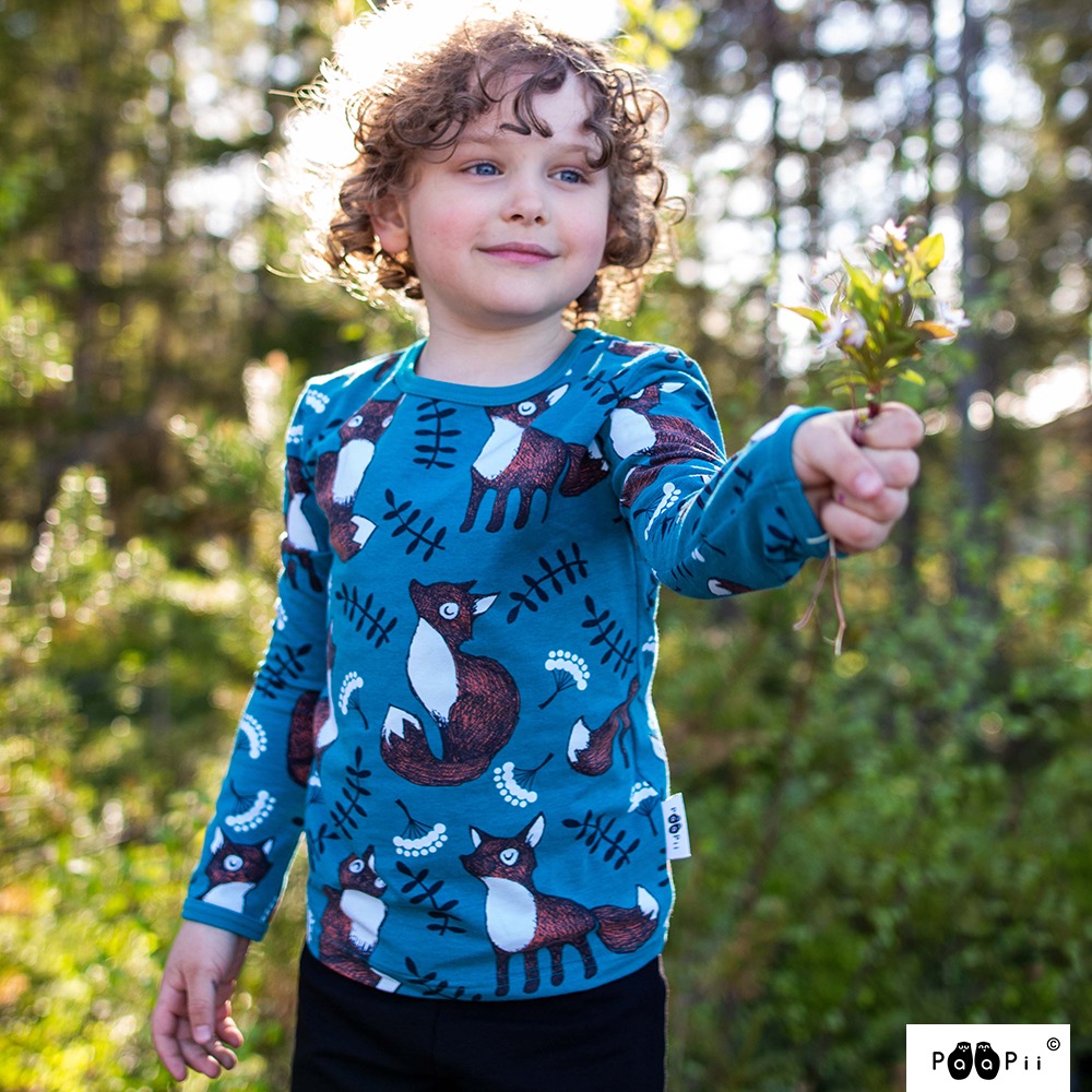 n-hfrosch-sama-n-hpaket-kids-shirt-fuchs-nuutti-petrol image 4