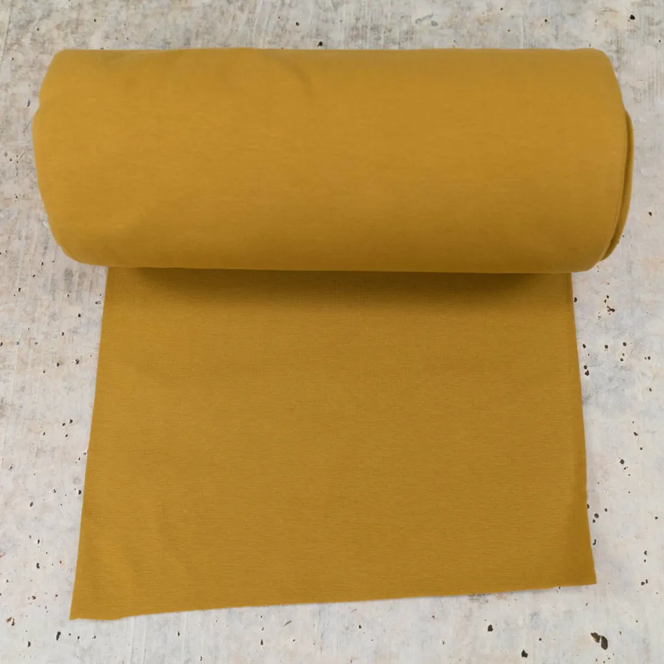 n-hfrosch-stoffe-b-ndchenware-b-ndchenstoff-senfgelb-elastisch image 1