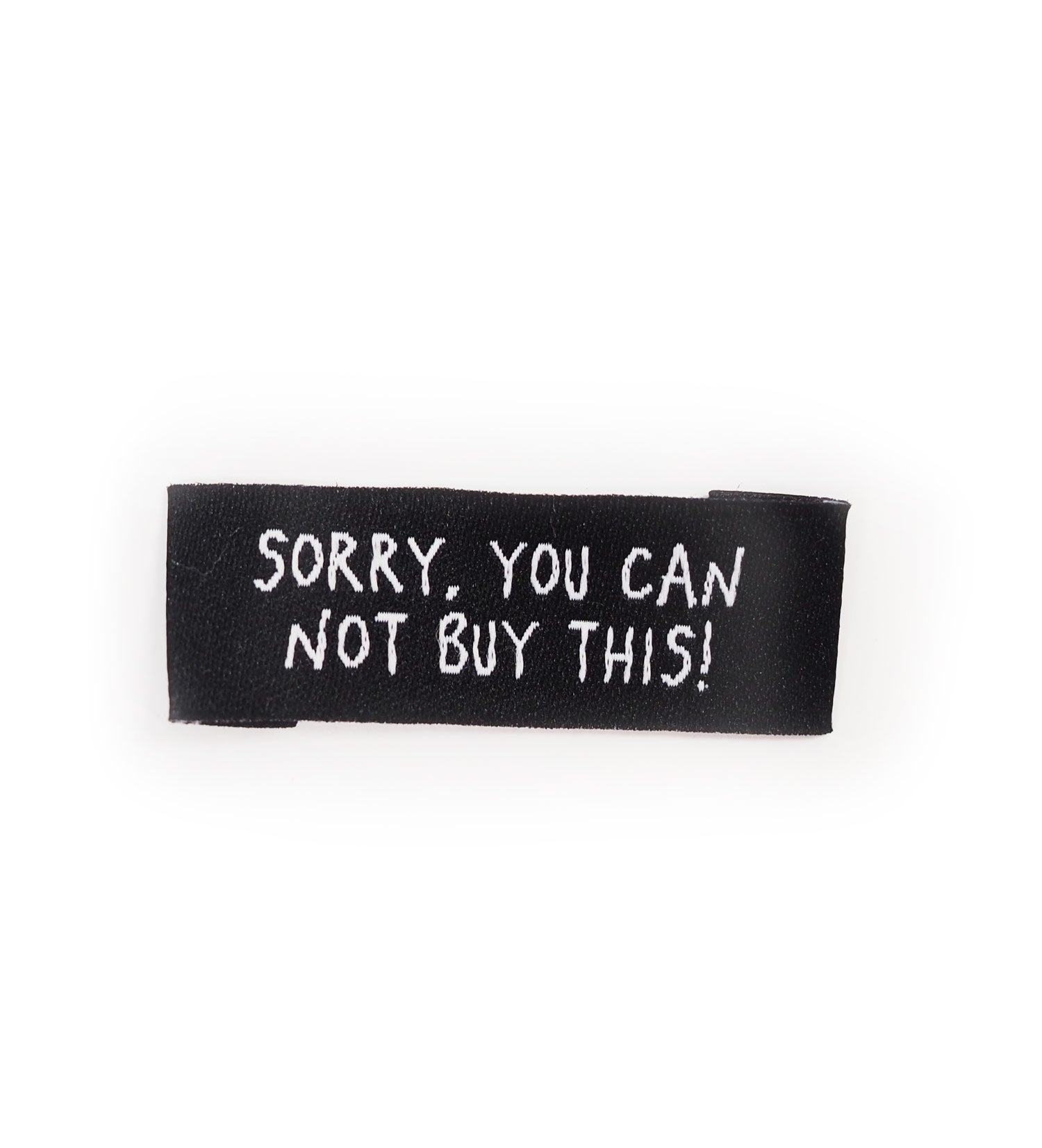 paul-clara-weblabels-sorry-you-can-not-buy-this-weblabel-schwarz image 1