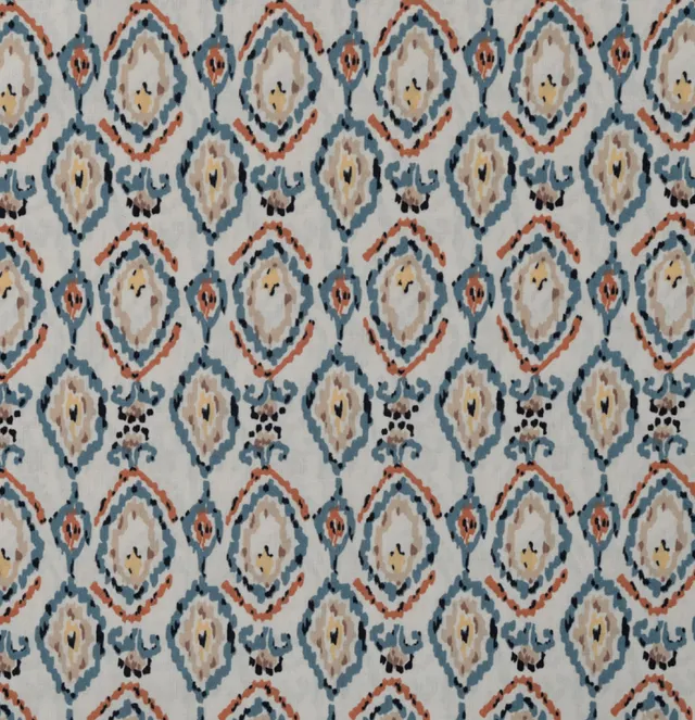 fadenk-fer-blusenstoff-wei-orange-blau-0-5-m-gemustert image 1