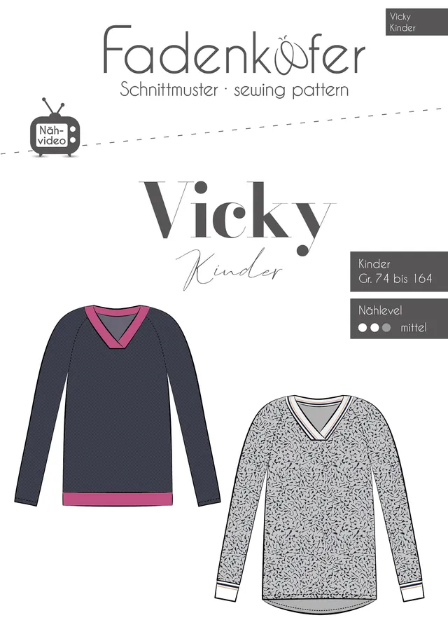 fadenk-fer-vicky-kinder-papierschnittmuster-pullover-74-164 image 1