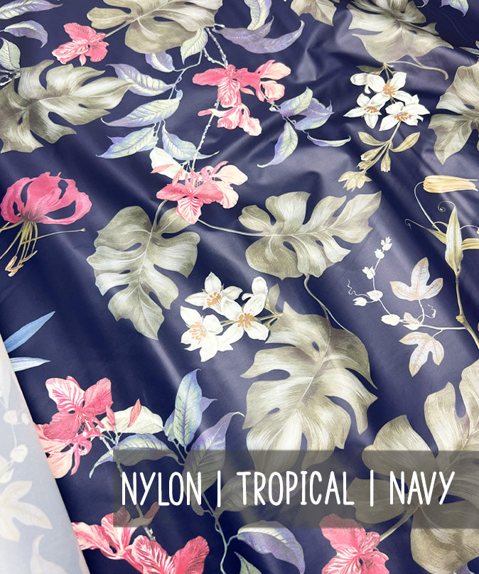 nylon-tropical-navy-windbreaker-stoff-meterware-65-g image 2