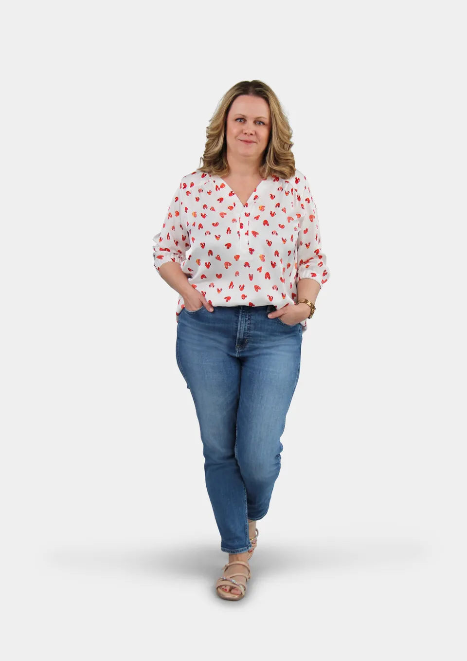fadenk-fer-cleo-bluse-schnittmuster-damen-32-58-kurze-rmel image 1
