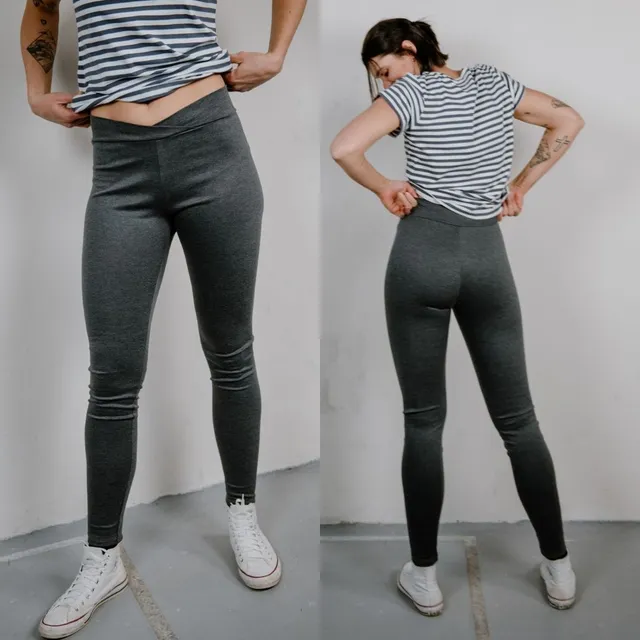 sew-simple-moe-damen-leggings-pdf-schnittmuster-jersey-yoga-bund image 1