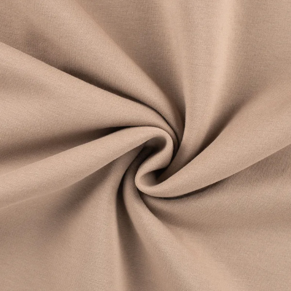 fadenk-fer-stoffe-sweat-taupe-sweatstoff-0-5-m-320g image 1