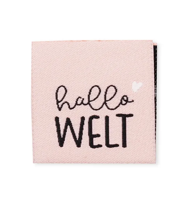 paul-clara-weblabels-klapp-weblabel-hallo-welt-rosa image 1