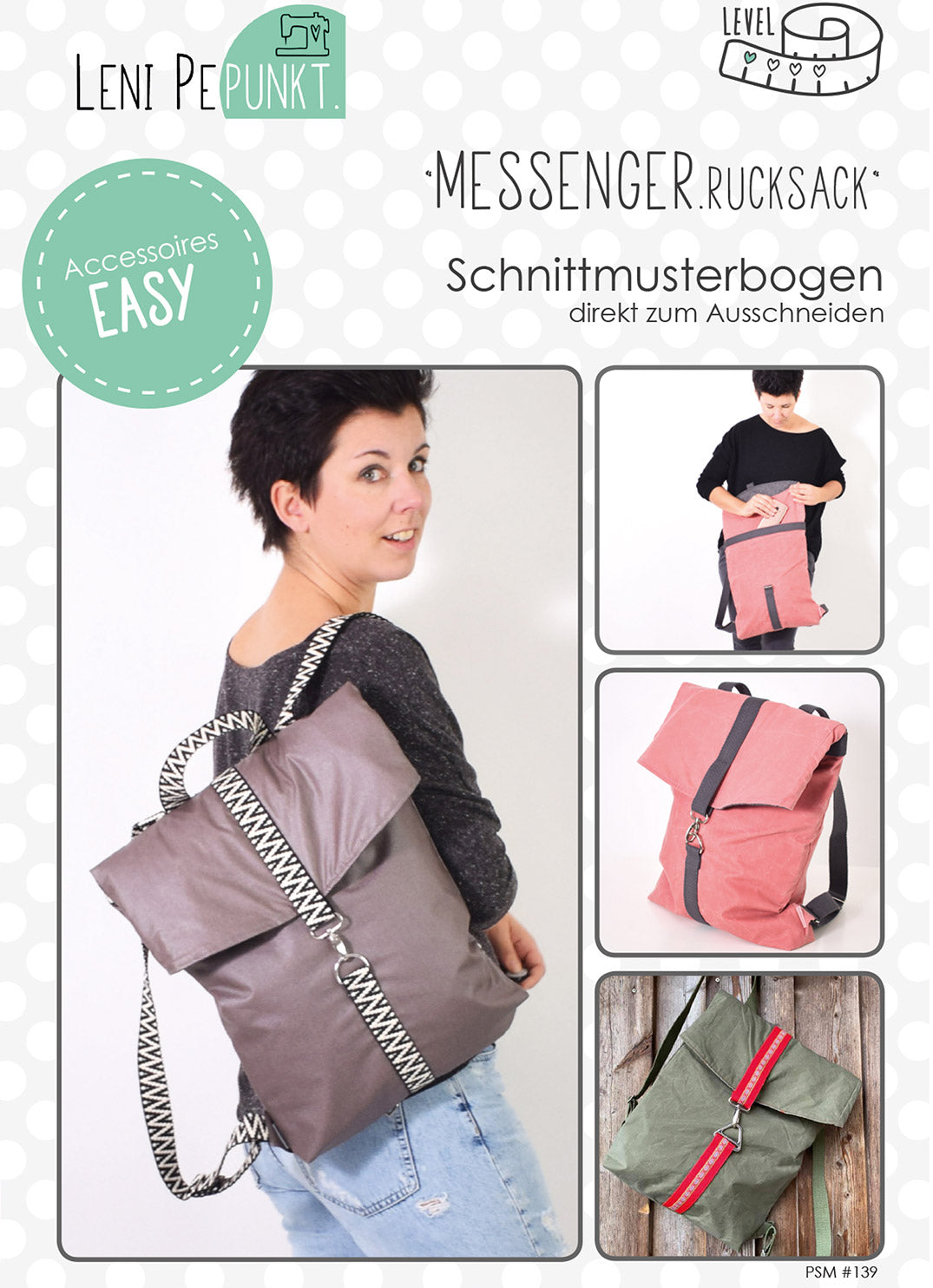 lenipepunkt-139-messenger-rucksack-papierschnittmuster image 2
