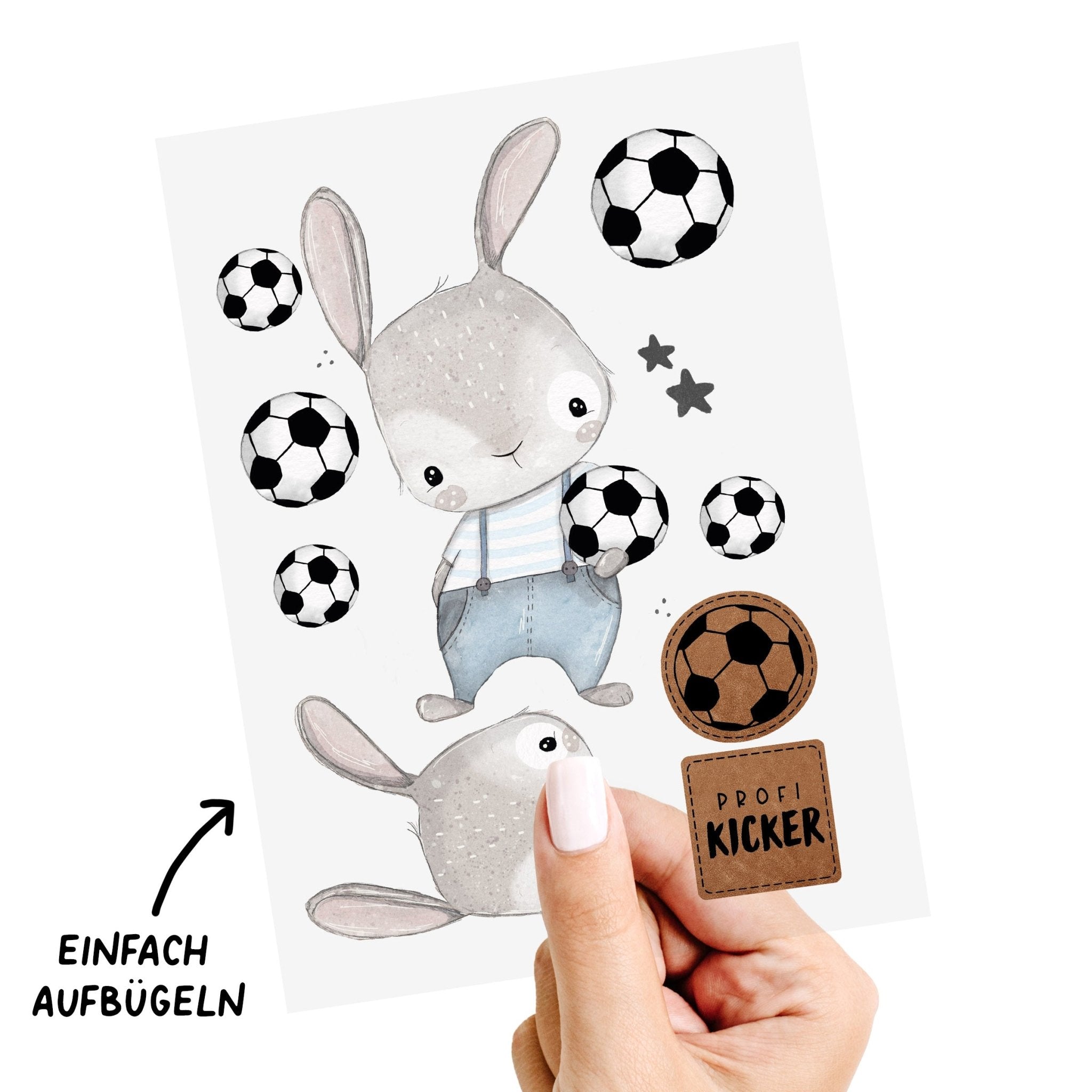 paul-clara-b-gelbilder-hase-lui-fu-ball-b-gelbild-a5 image 2