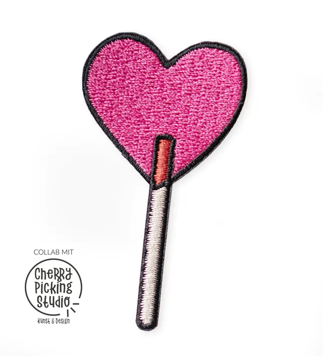 paul-clara-patches-patch-lolly-iron-on-3-5x6-cm image 1