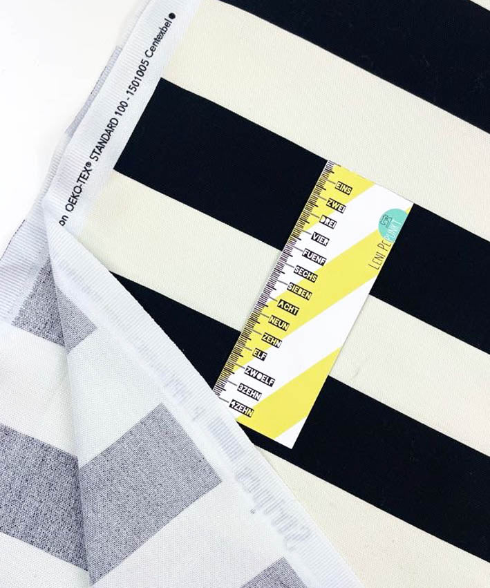 lenipepunkt-big-stripes-canvas-taschenstoff-schwarz-ecru-meter image 8