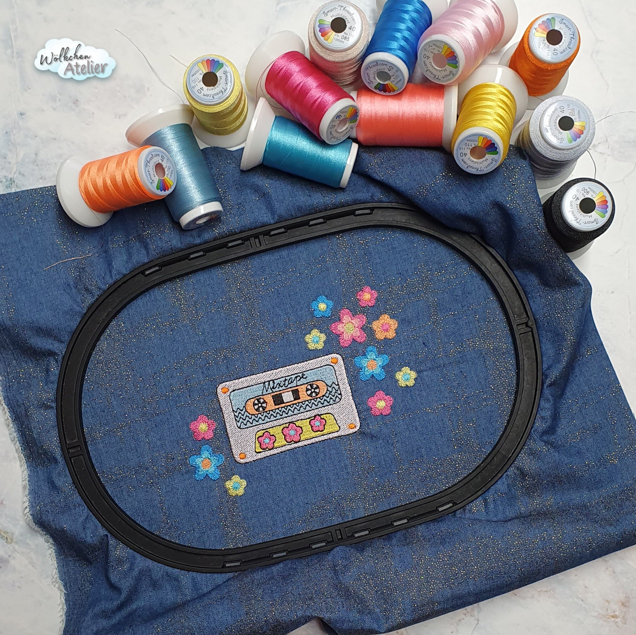 sew-simple-stickdateien-mixtape-stickdatei-radio-bl-mchen image 2