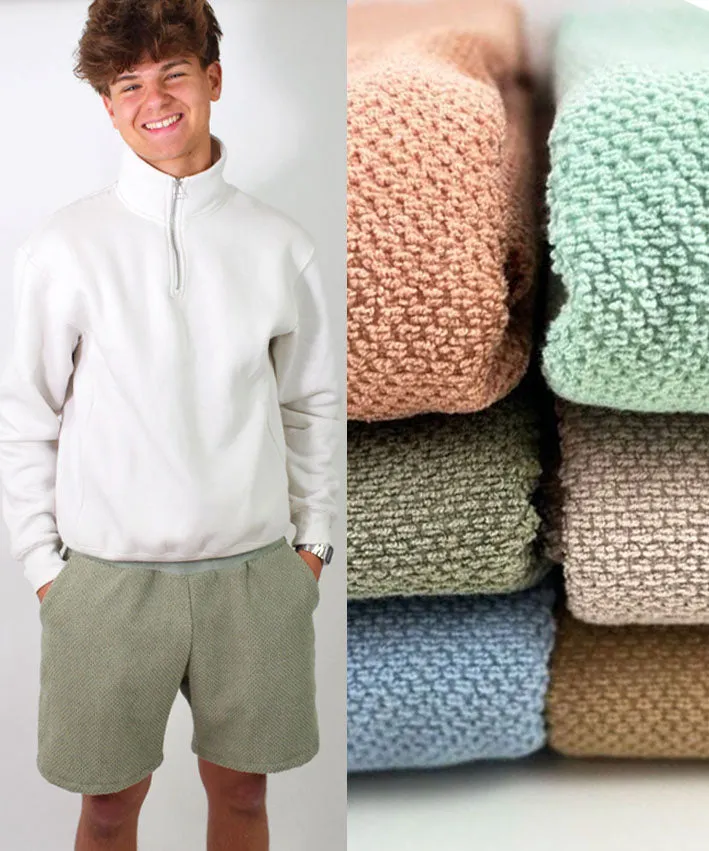 lenipepunkt-towel-frottee-struktur-frottee-khaki-baumwolle image 1