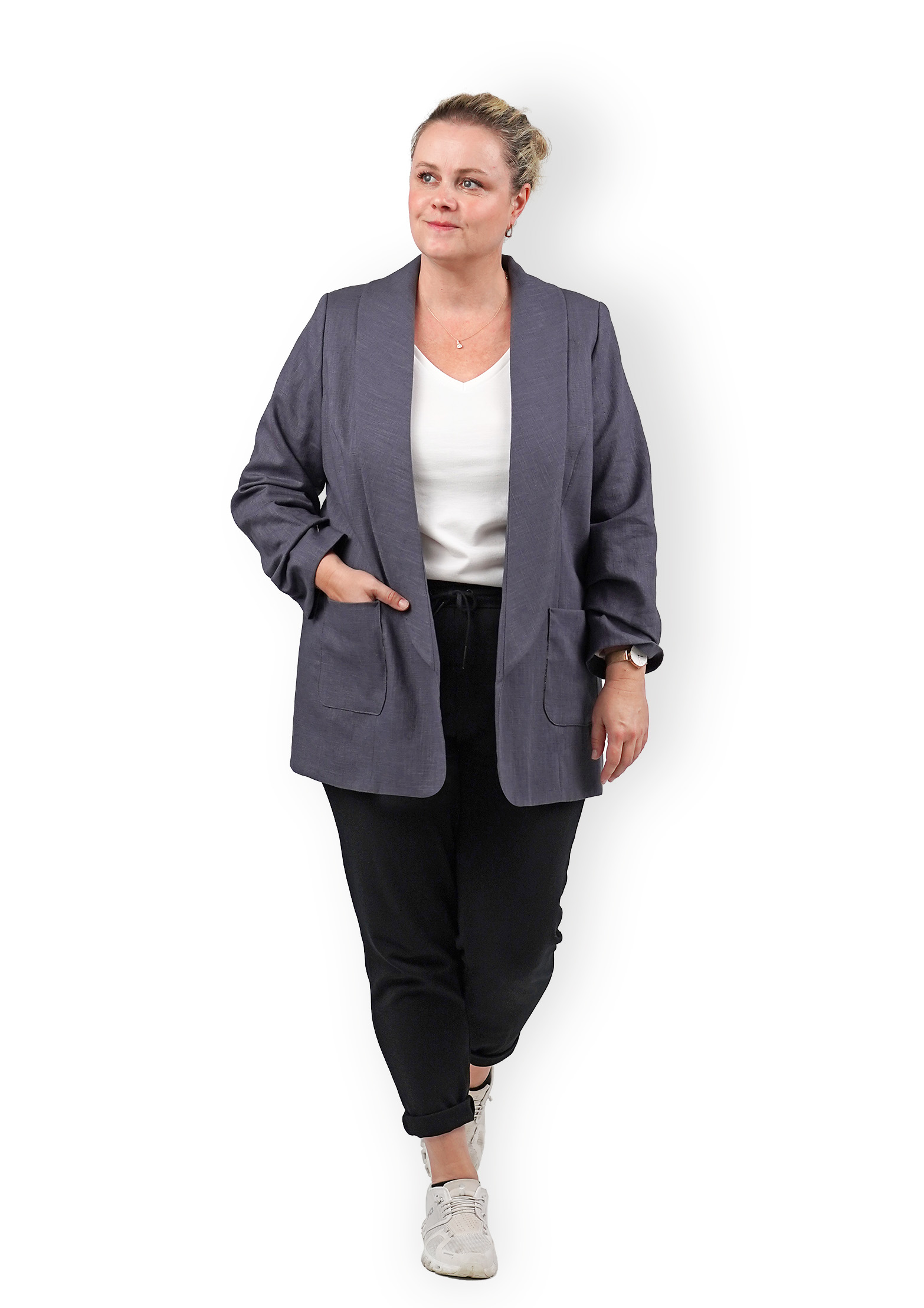 fadenk-fer-blazer-papierschnittmuster-damen-32-58-schalkragen image 4