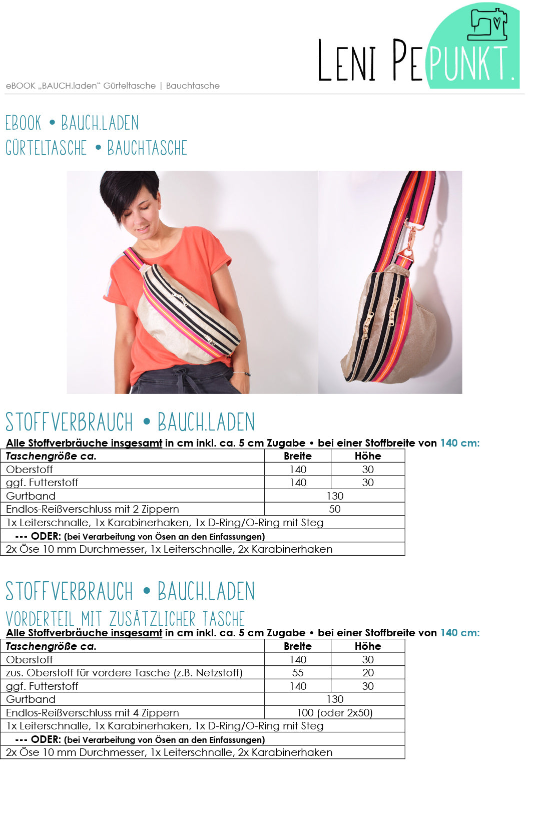 lenipepunkt-132-bauch-laden-papierschnittmuster-tasche image 3