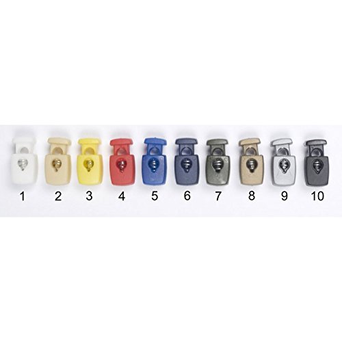 jajasio-kordelstopper-1-loch-bis-3-mm-05-oliv-10-stk image 1
