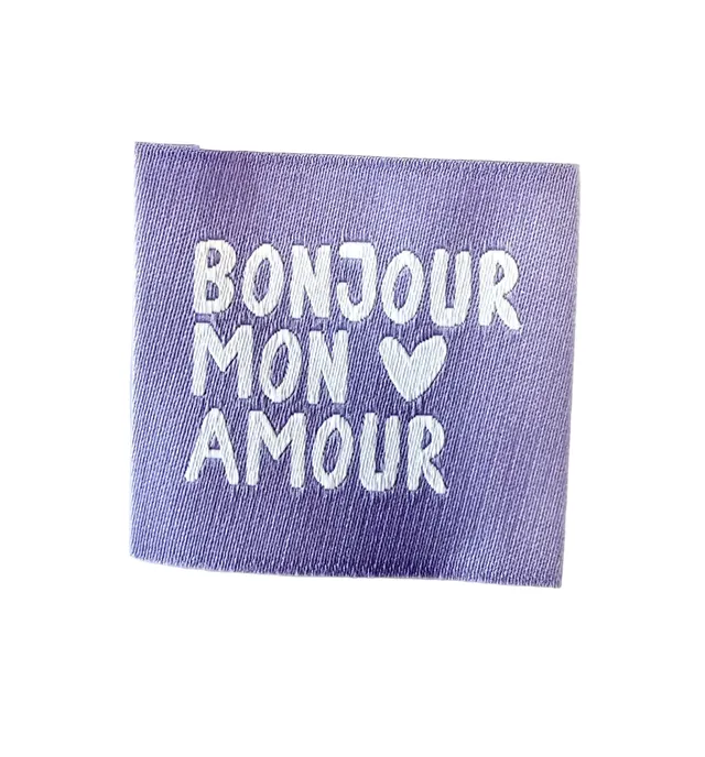 paul-clara-weblabels-bonjour-mon-amour-weblabel-4x4-cm image 1