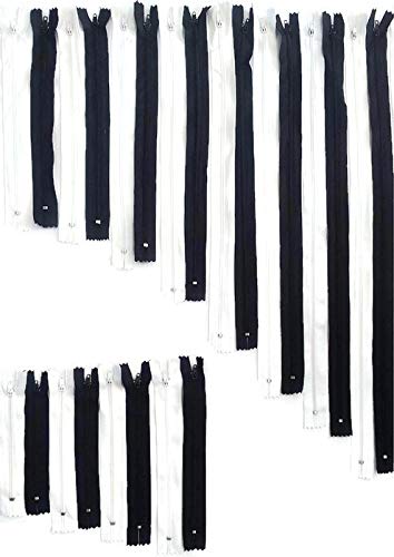 jajasio-rei-verschl-sse-set-24-st-ck-schwarz-wei-sortiert image 2