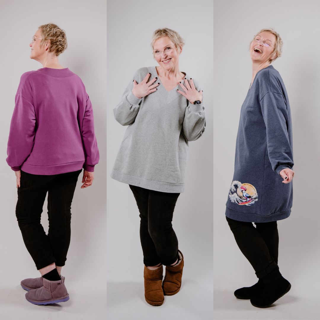 sew-simple-damen-sweater-timea-papierschnittmuster-v-ausschnitt image 1