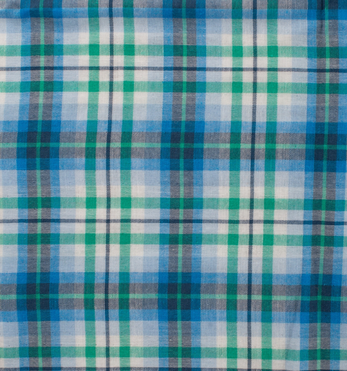 fadenk-fer-baumwolle-mint-blau-kariert-stoff-0-5-m image 1
