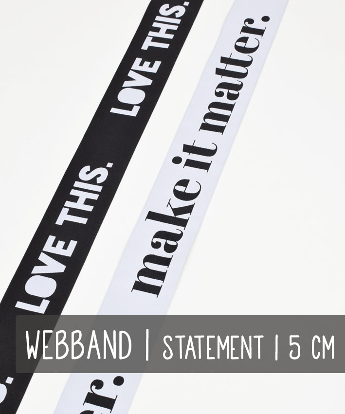 lenipepunkt-statement-webband-gurtband-schwarz-5-cm-meterware image 1