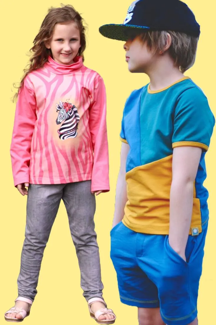 n-hfrosch-sisa-kinder-shirt-schnittmuster-rollkragen image 1