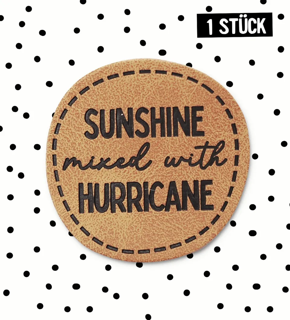 paul-clara-sunshine-kunstlederlabel-zum-aufb-geln-3-5-cm image 1