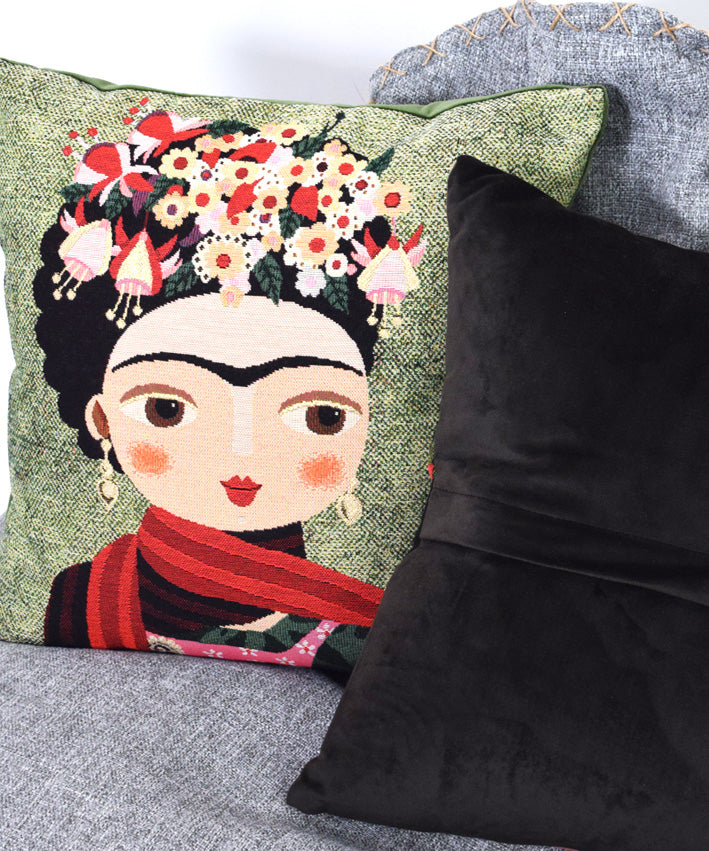 lenipepunkt-kissenbezug-materialpaket-flower-woman-45x45 image 2